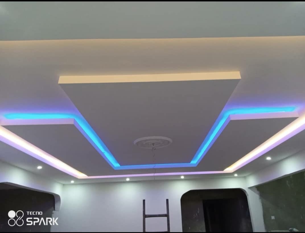 RGB cove lighting POP ceiling