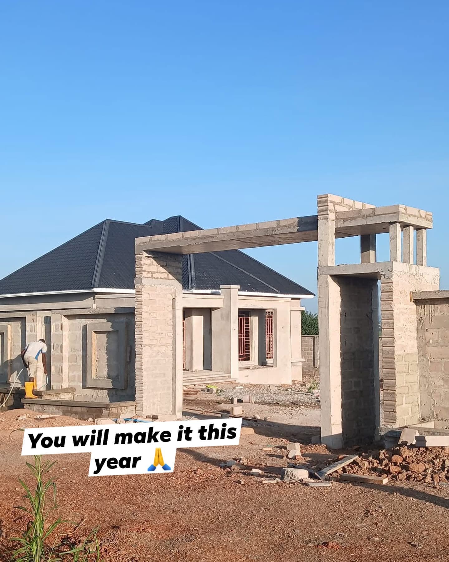 External works / gate area